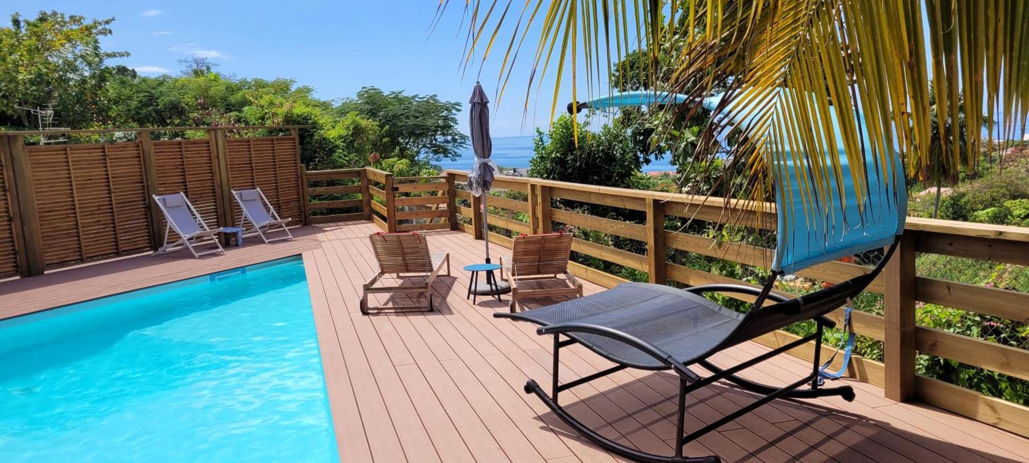 Logement Acces Piscine バステール エクステリア 写真